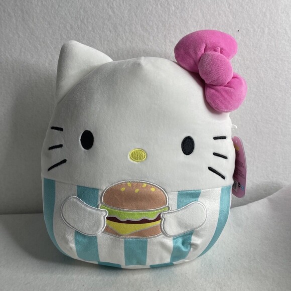 Sanrio Hello Kitty And Friends Hamburger Squishmallow 12.5” New 2022 Kellytoy - Picture 3 of 9